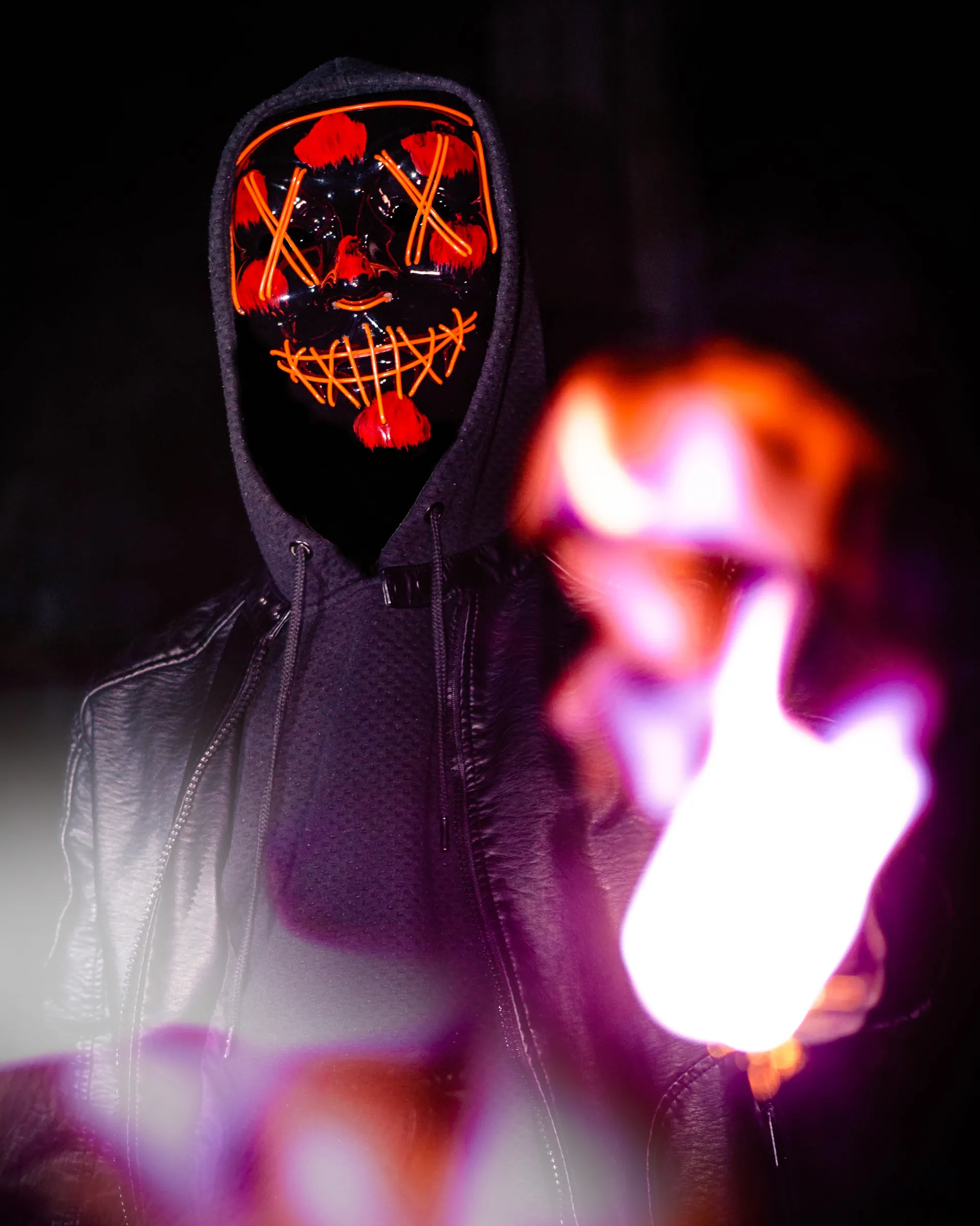 Portrait mit Pyro