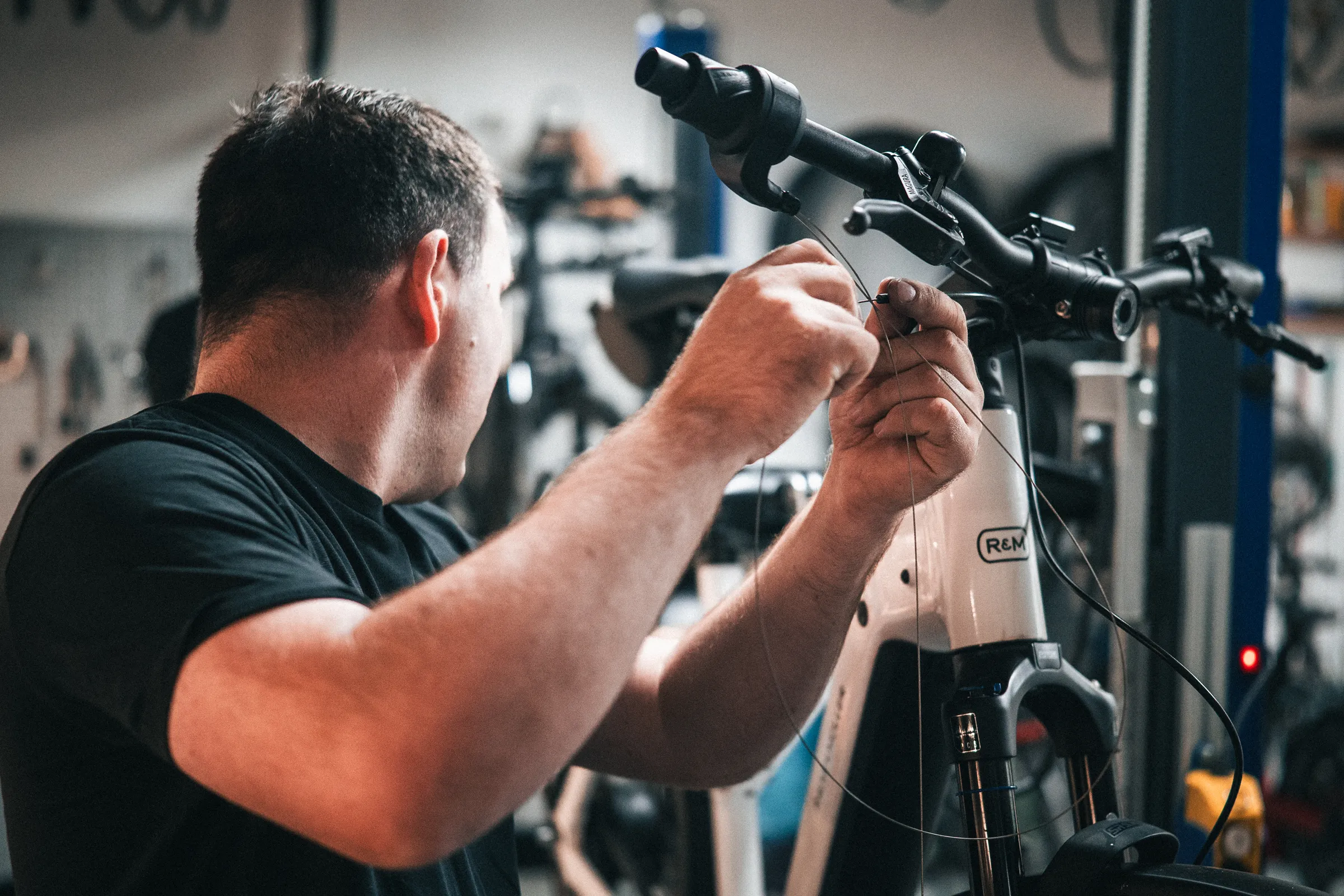 Fahrrad Schurig in Leipzig – Arbeit in der Fahrradwerkstatt