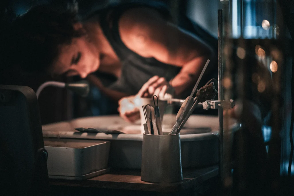 Menschen und ihr Handwerk: Töpferei Tischkultur in Leipzig